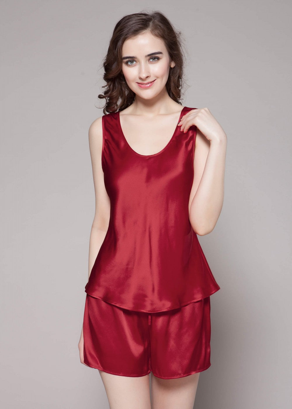 honey comb Full Scoop Camisole Short Pajama Set