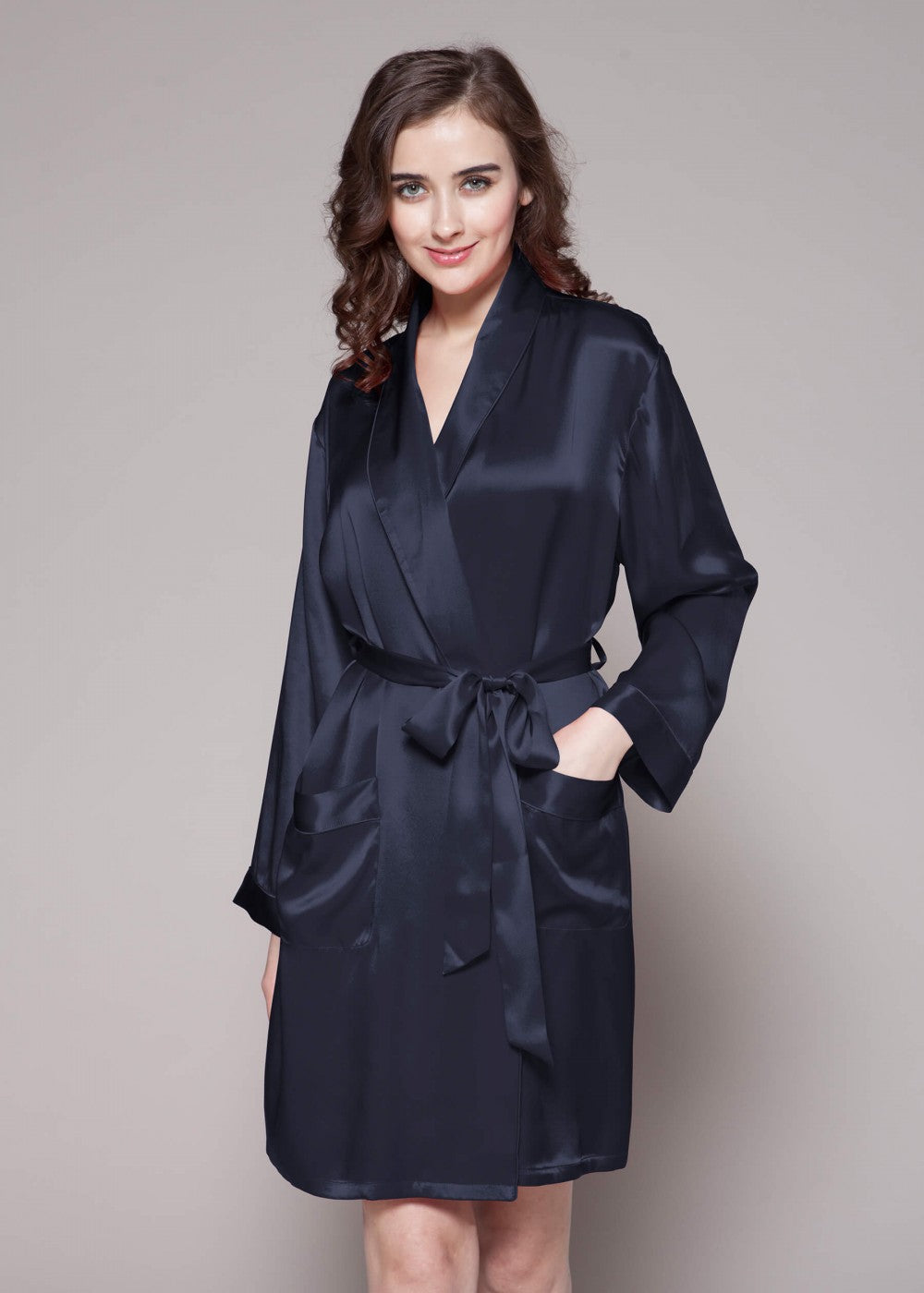 Mid Length Short Robe
