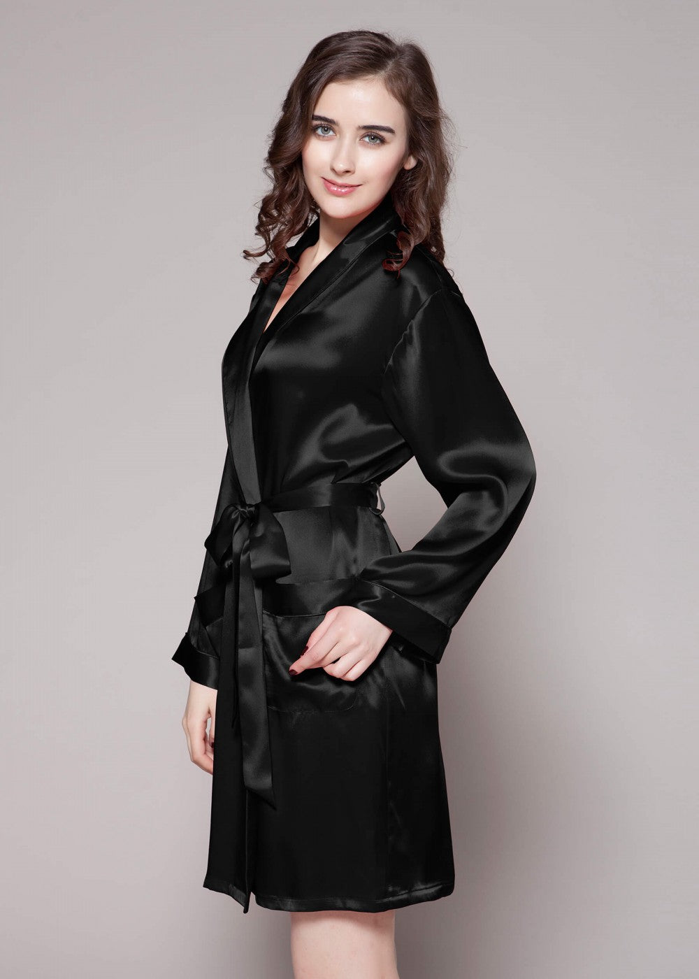 Mid Length Short Robe