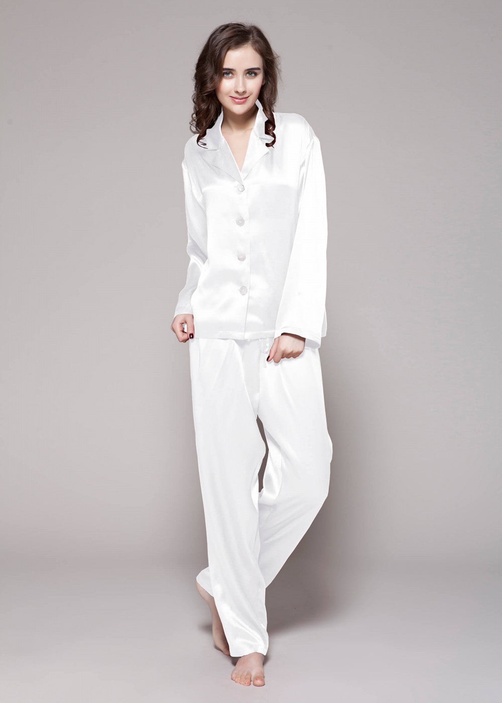 cinnamon Long Classic Pajama Set