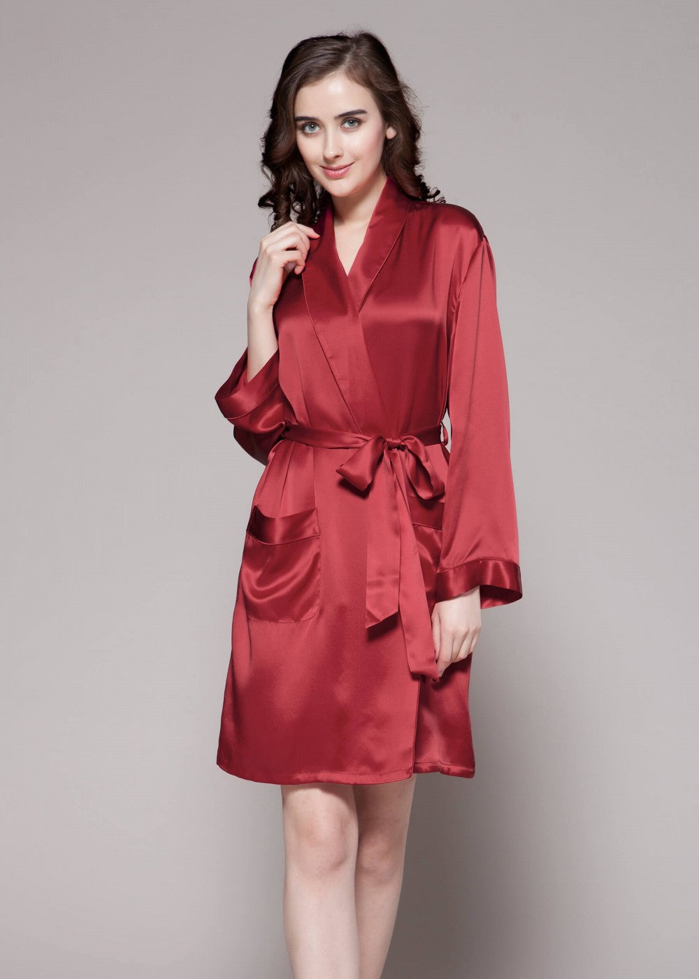 Mid Length Short Robe