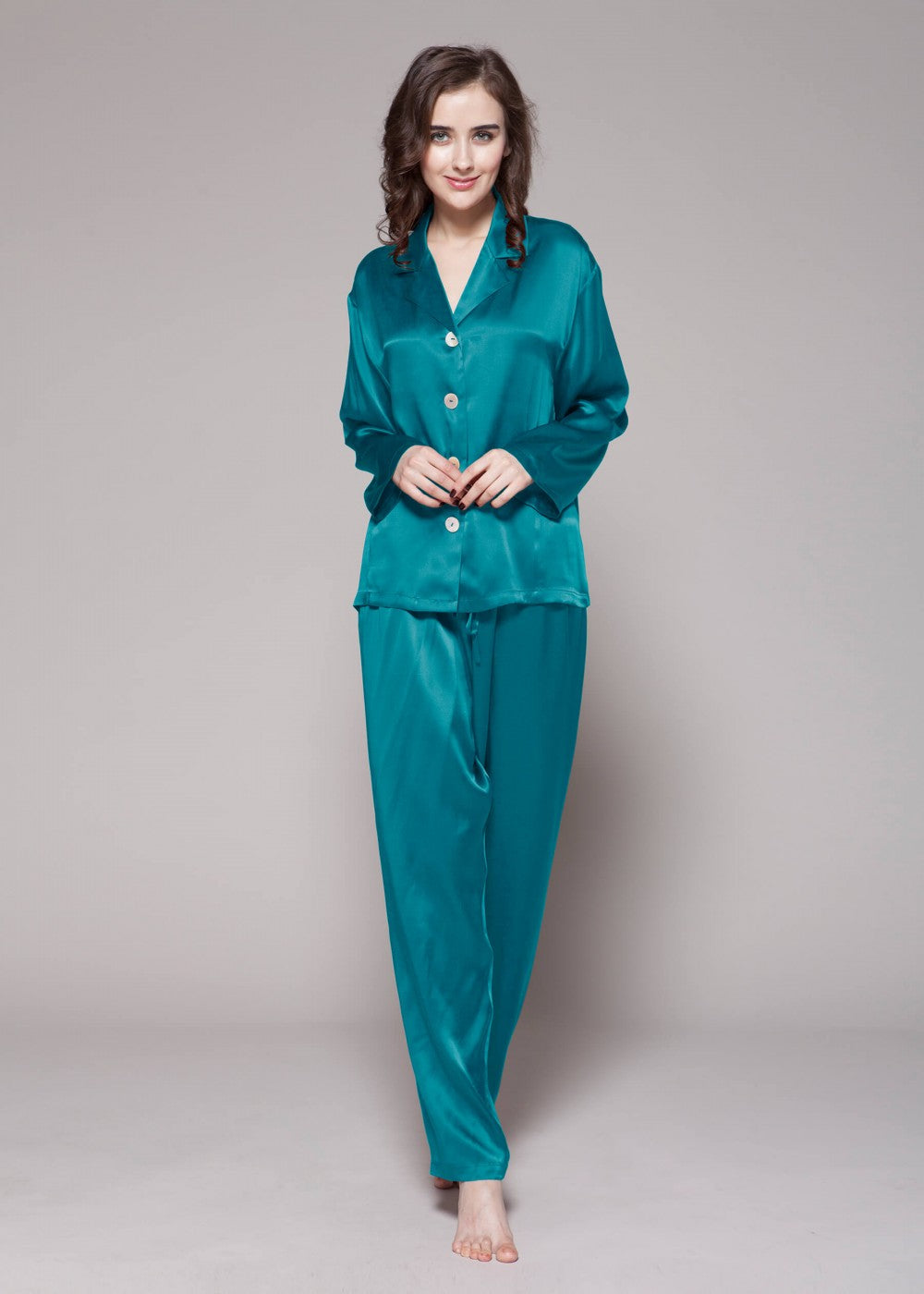 cinnamon Long Classic Pajama Set