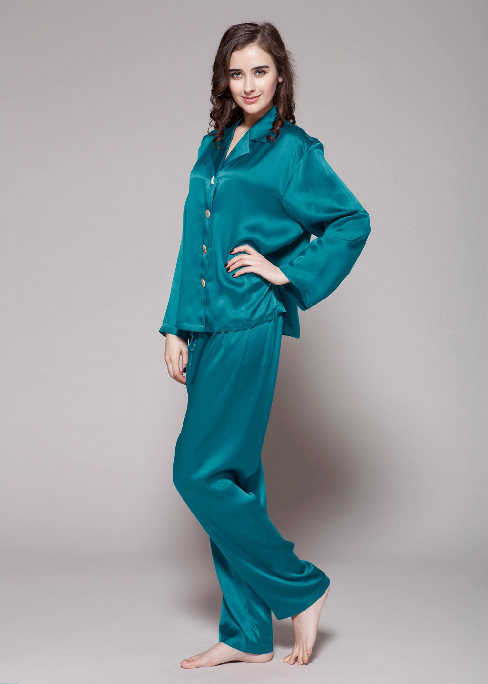 cinnamon Long Classic Pajama Set