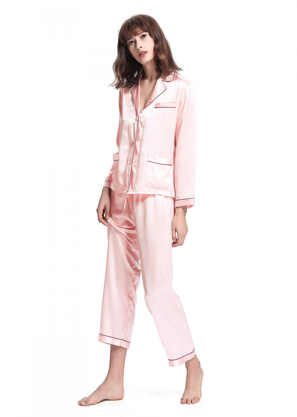 Marine Pajama set With contrast trim