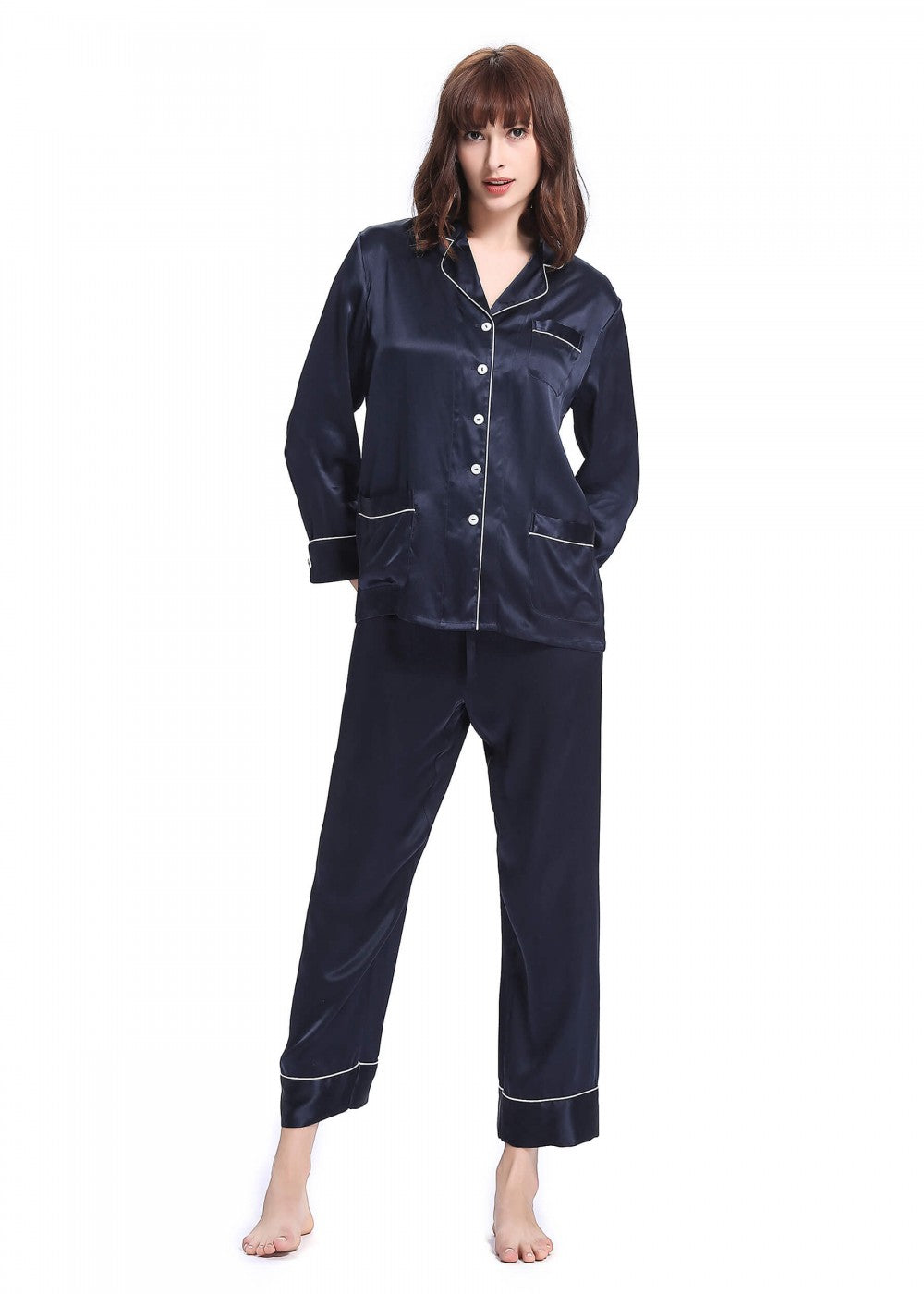 Dreamland chic trimmed pajamas set