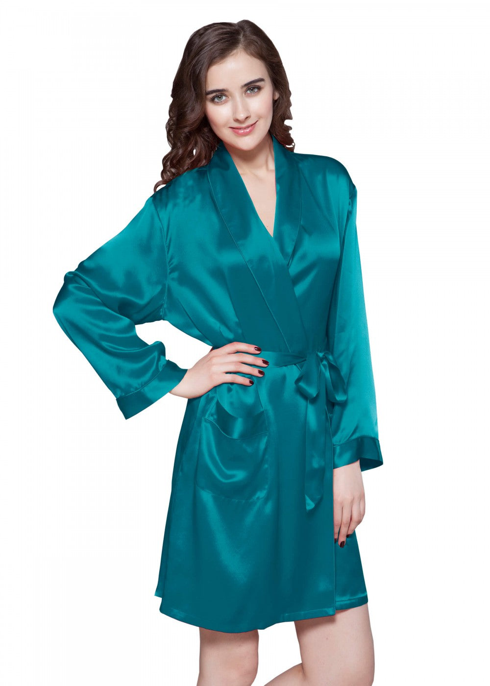 Mid Length Short Robe