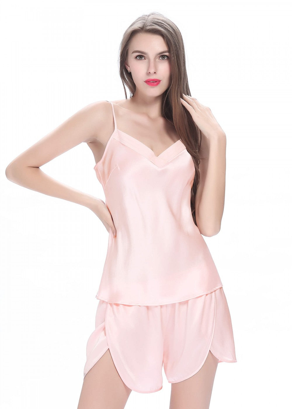 Isadora Lovely layered pipin Camisole Set