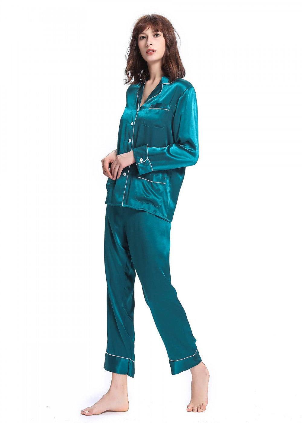 Dreamland chic trimmed pajamas set