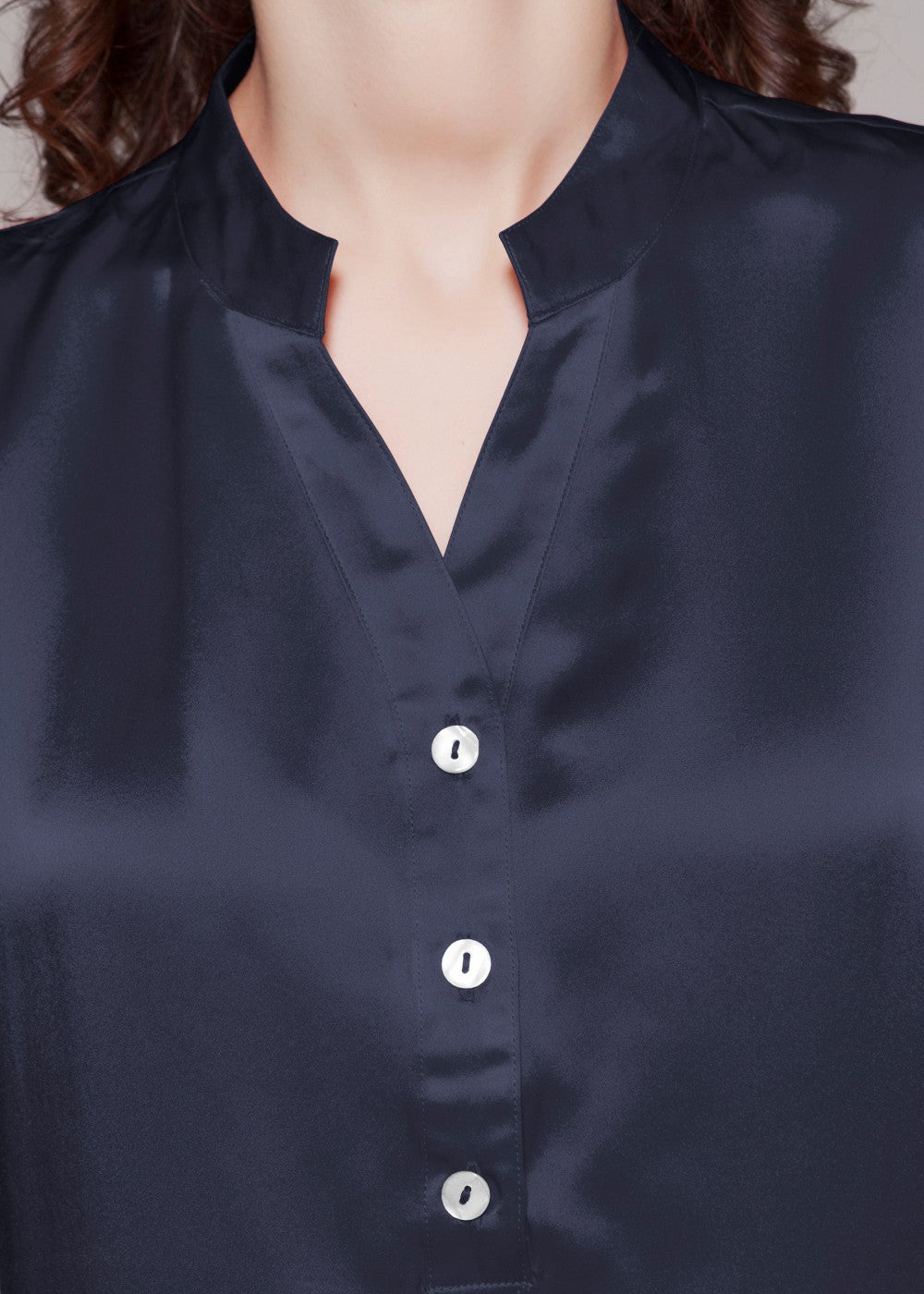 Diva half buttoned front pajamas set