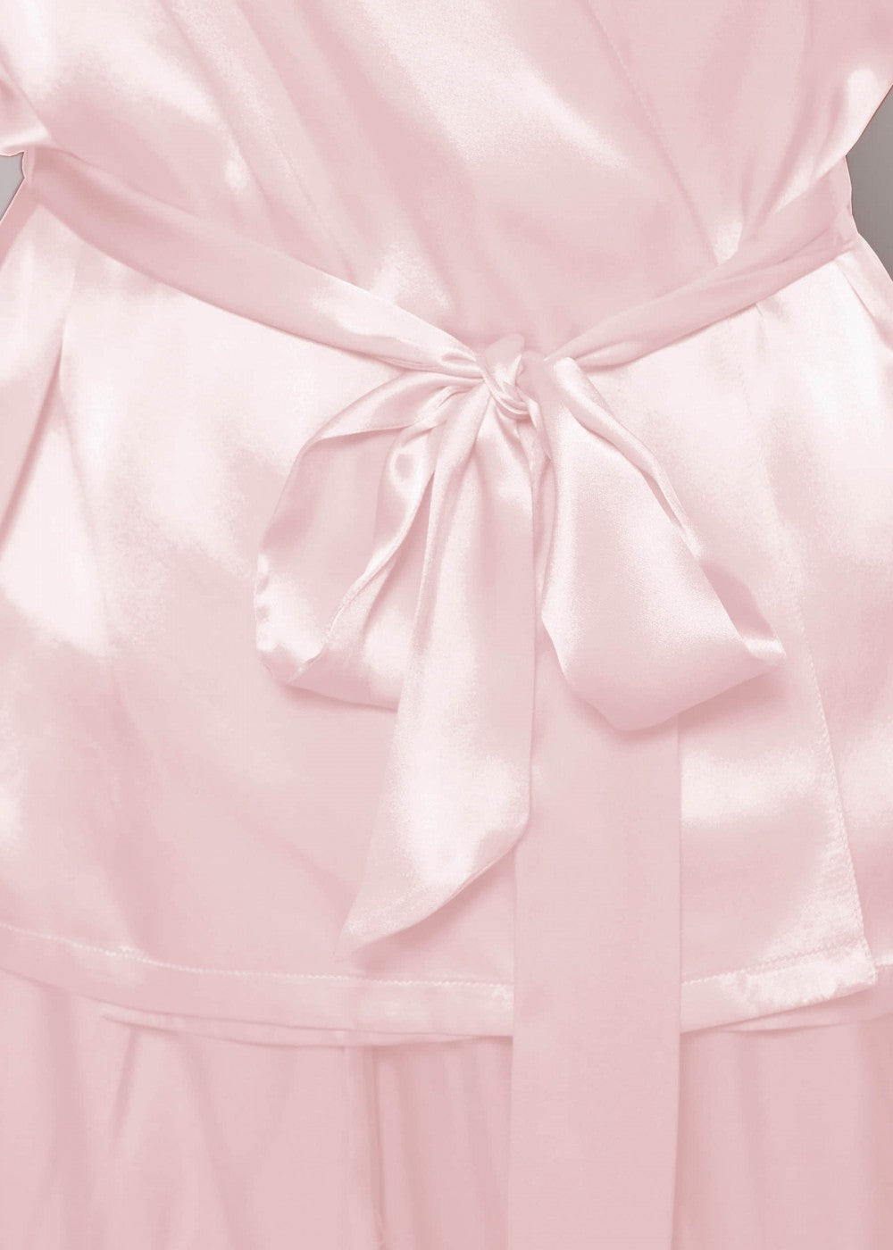 Fold Over Classic  Short Robe Pj Set