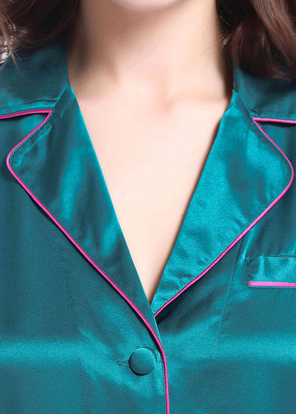 Marine Pajama set With contrast trim