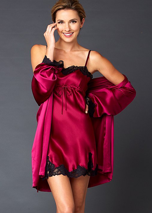 Sweet & Sexy 2 pc short gown set