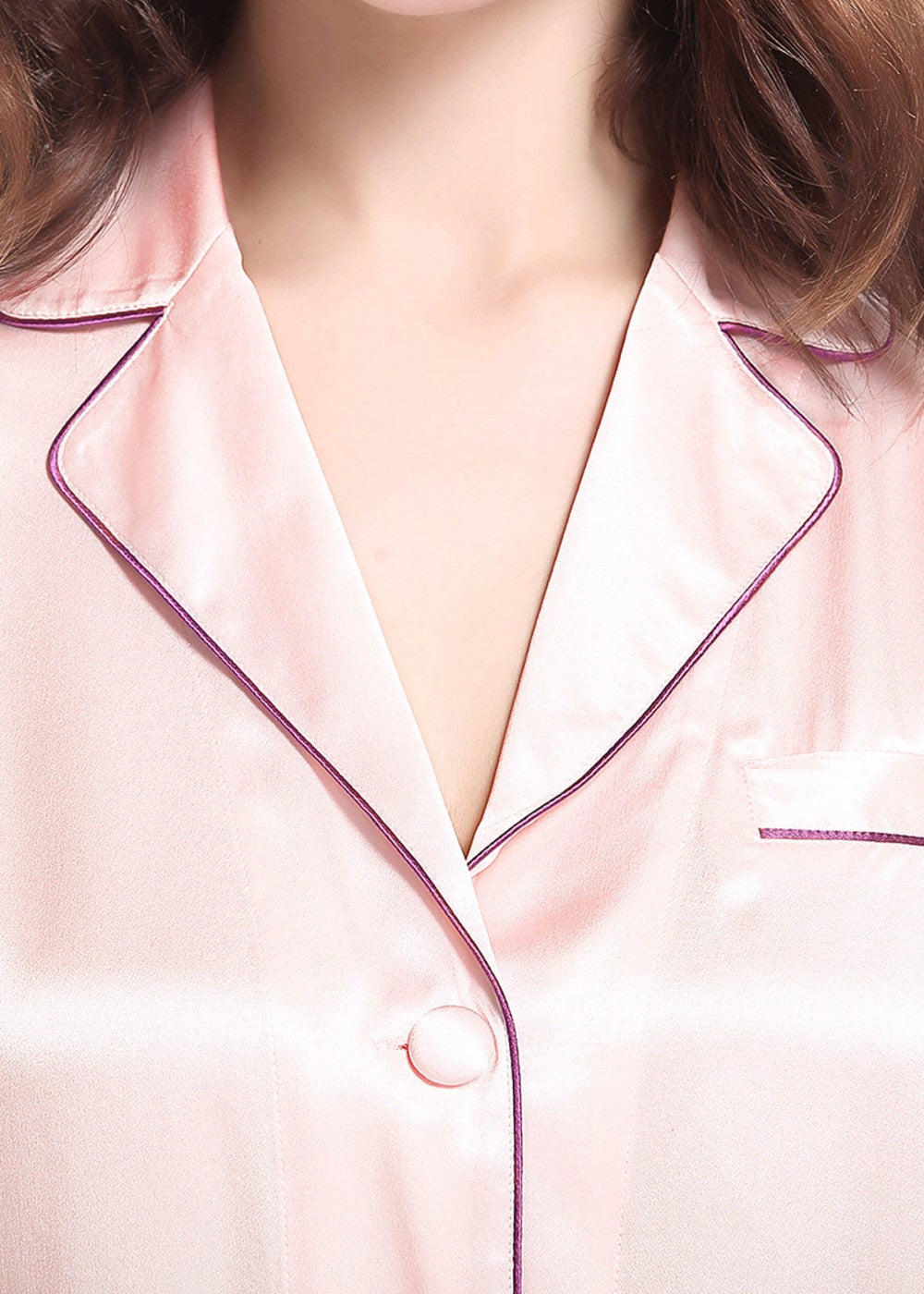 Marine Pajama set With contrast trim