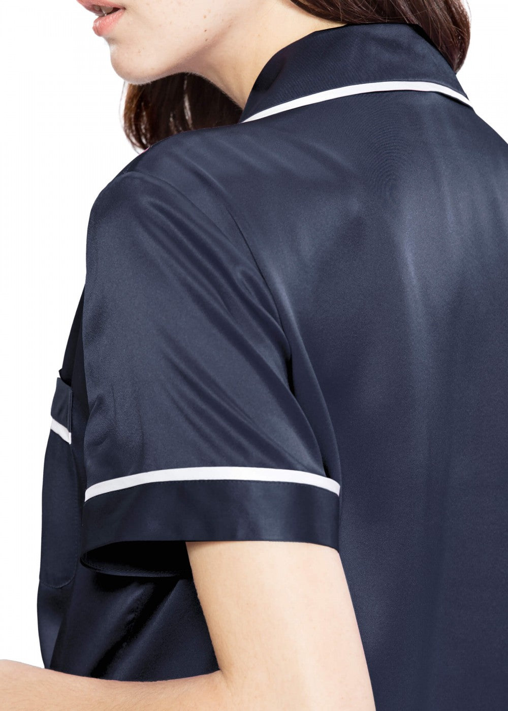 Rose 2pc V neck women short and shirt Set