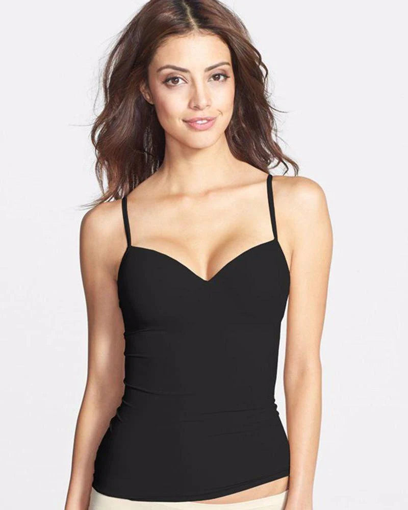 Womens speghaetti straps camisole with removable pads