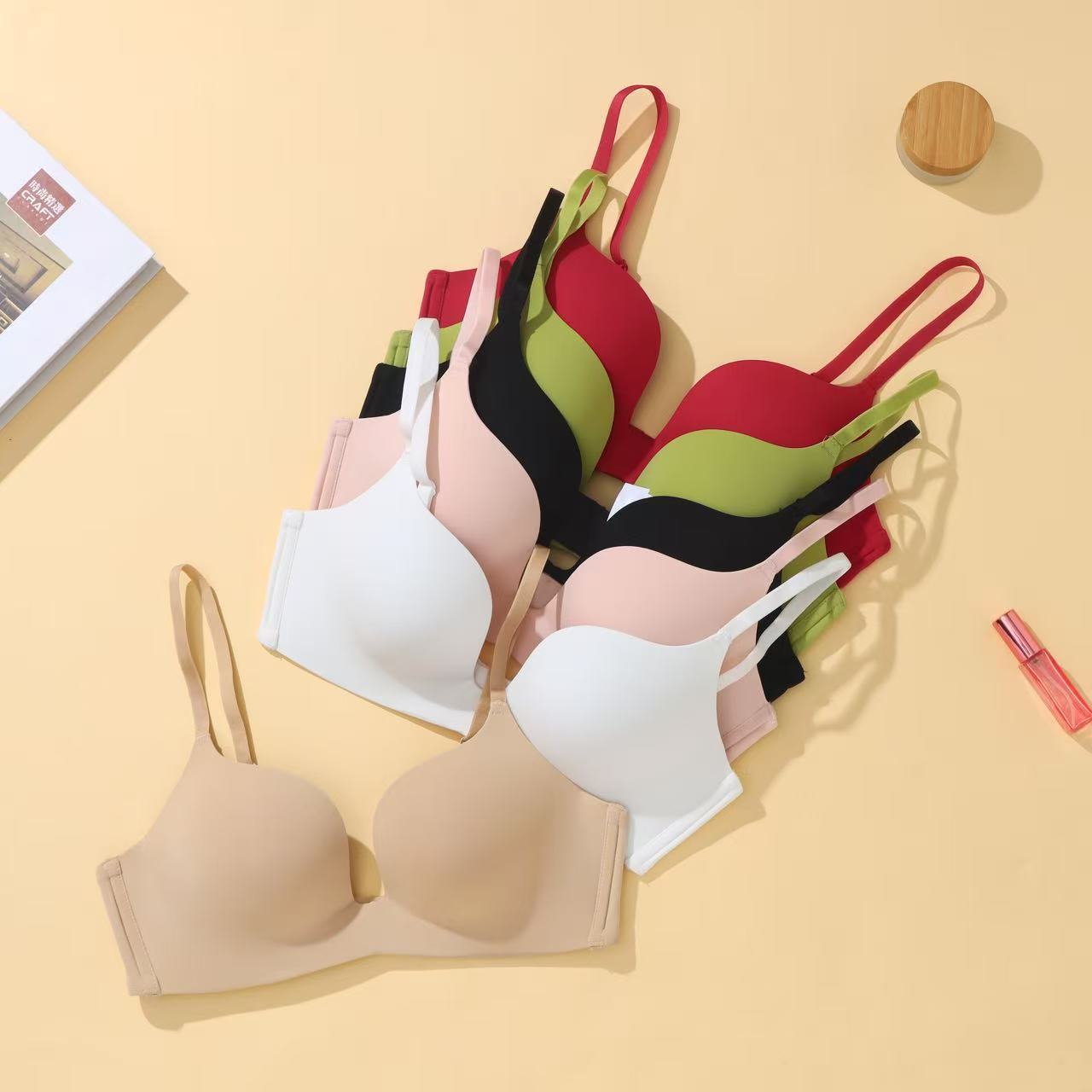 Seamless T Shirt non wire Jelly Bra