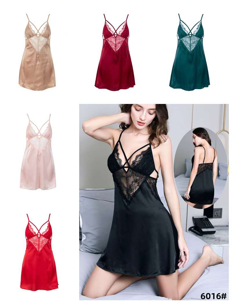 Diana 2 Pc lace mesh silk babydoll set