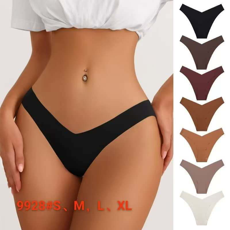 Nina laser cut V shape thongs