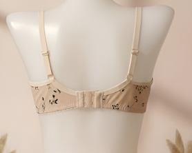 Full coverage printed everyday bra