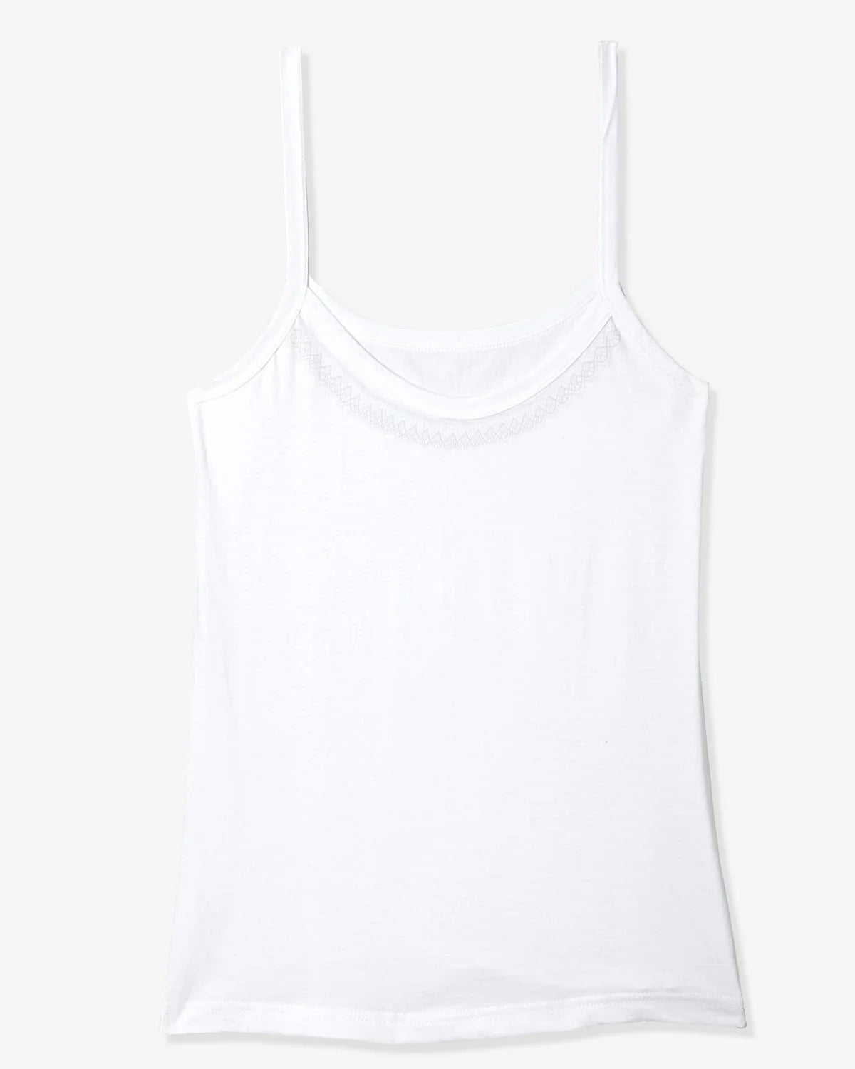 Whitely lace trim adjustable camisole