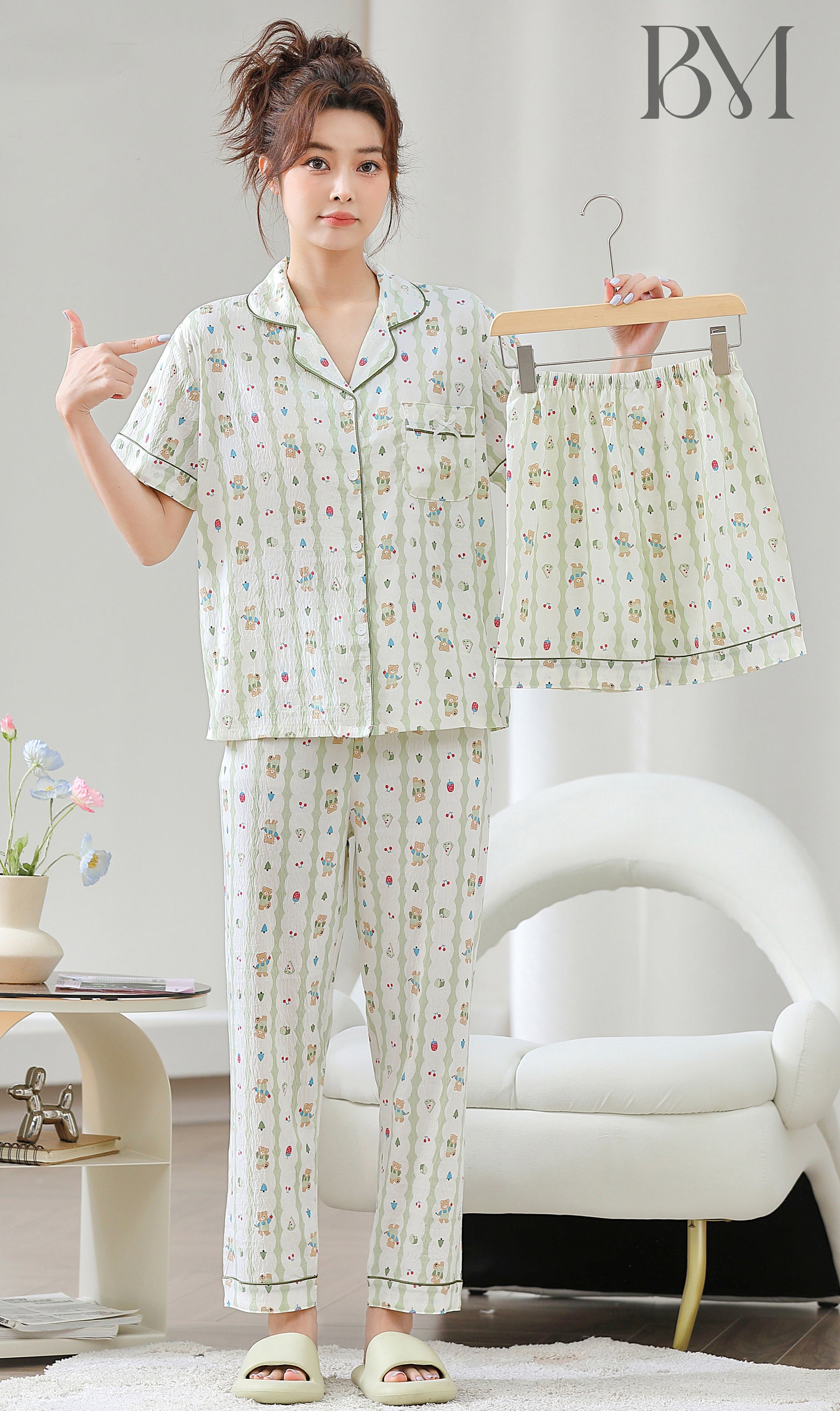 Print midnight muse Lounge Pj & Short set