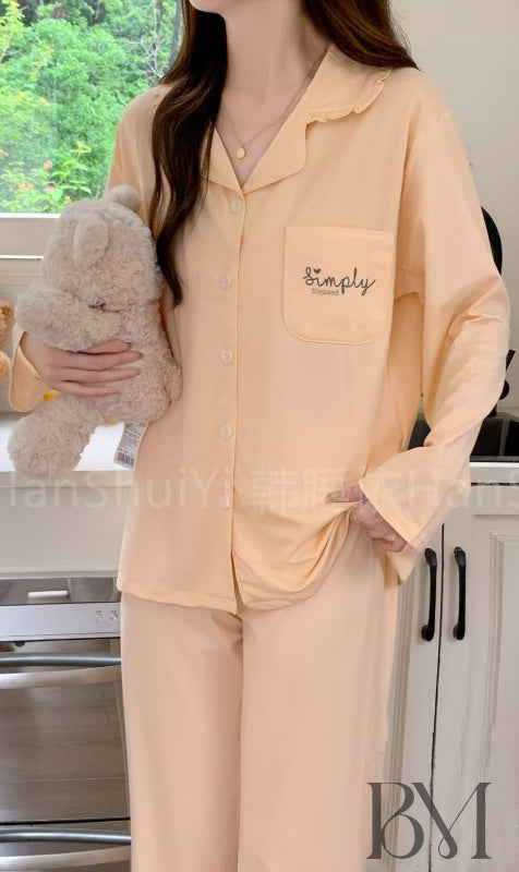 Ethereal Comfort Lounge Cotton Pj set