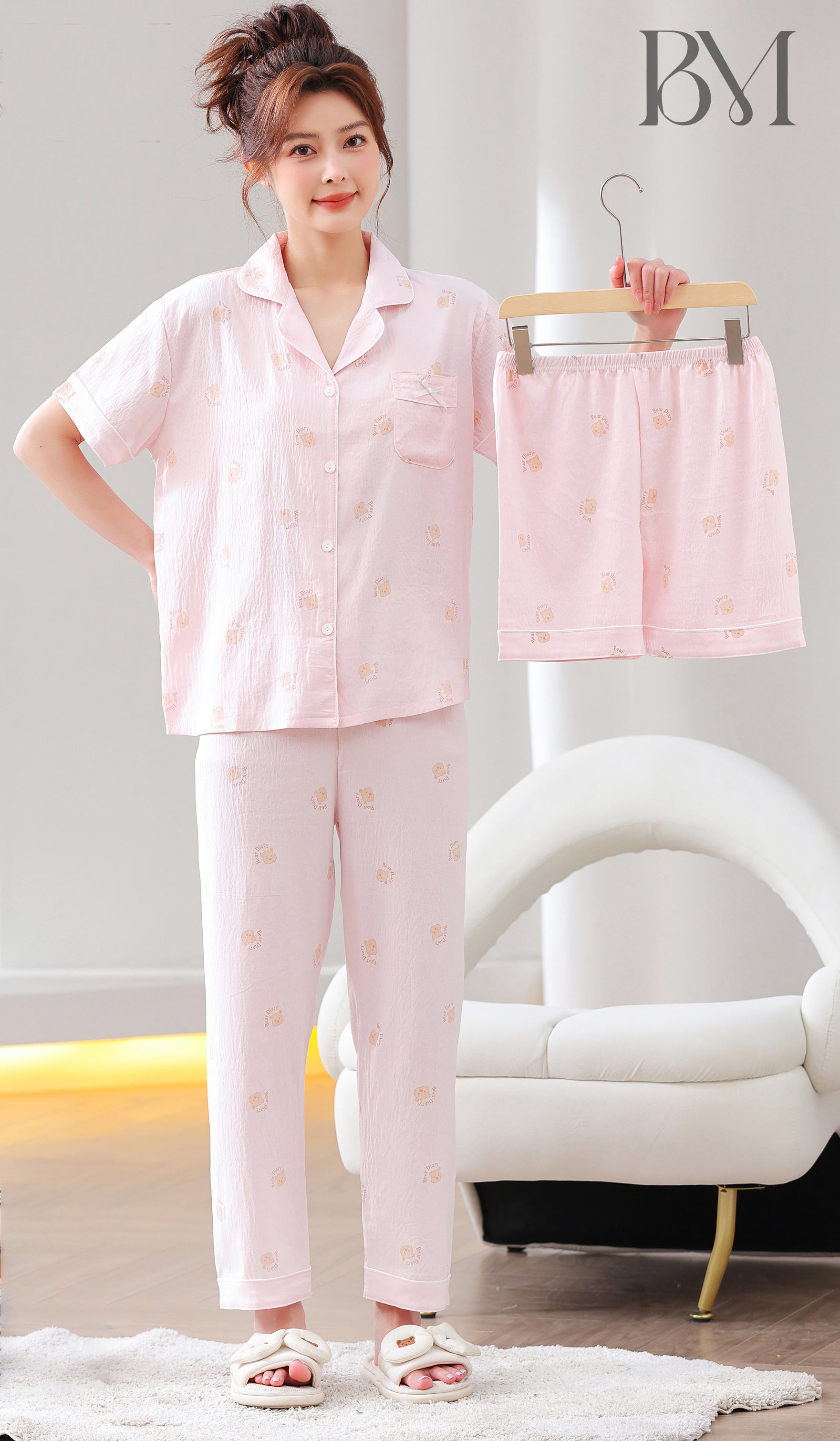 Print serene comfort Co-ord Pj & Short set