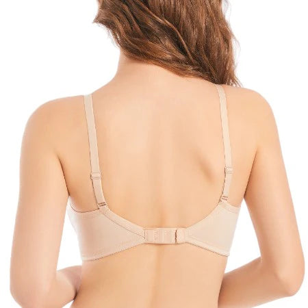 X over cotton comfort embroidery bra