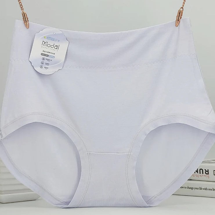 Cotton molded hi cut panty