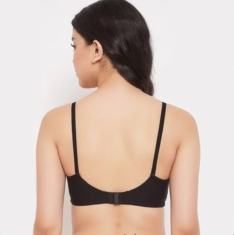 Full coverage soft cotton non padded bra